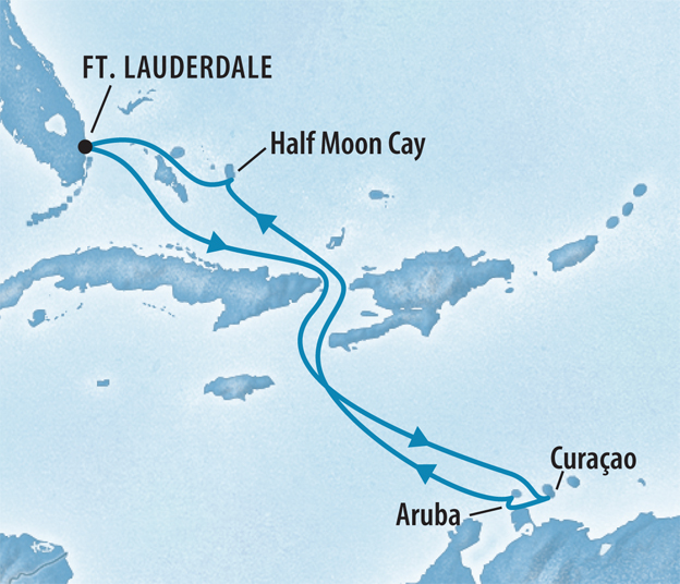 map of Love of Quilting trip